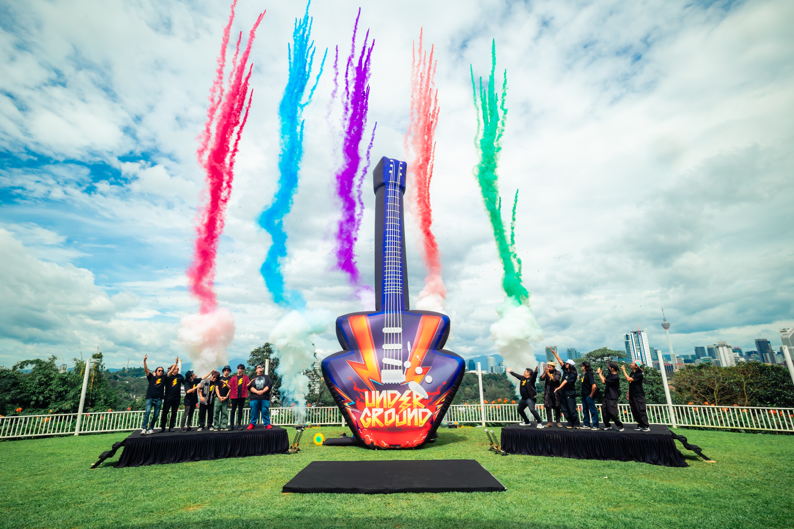 Public launch outdoor LED display Malaysia