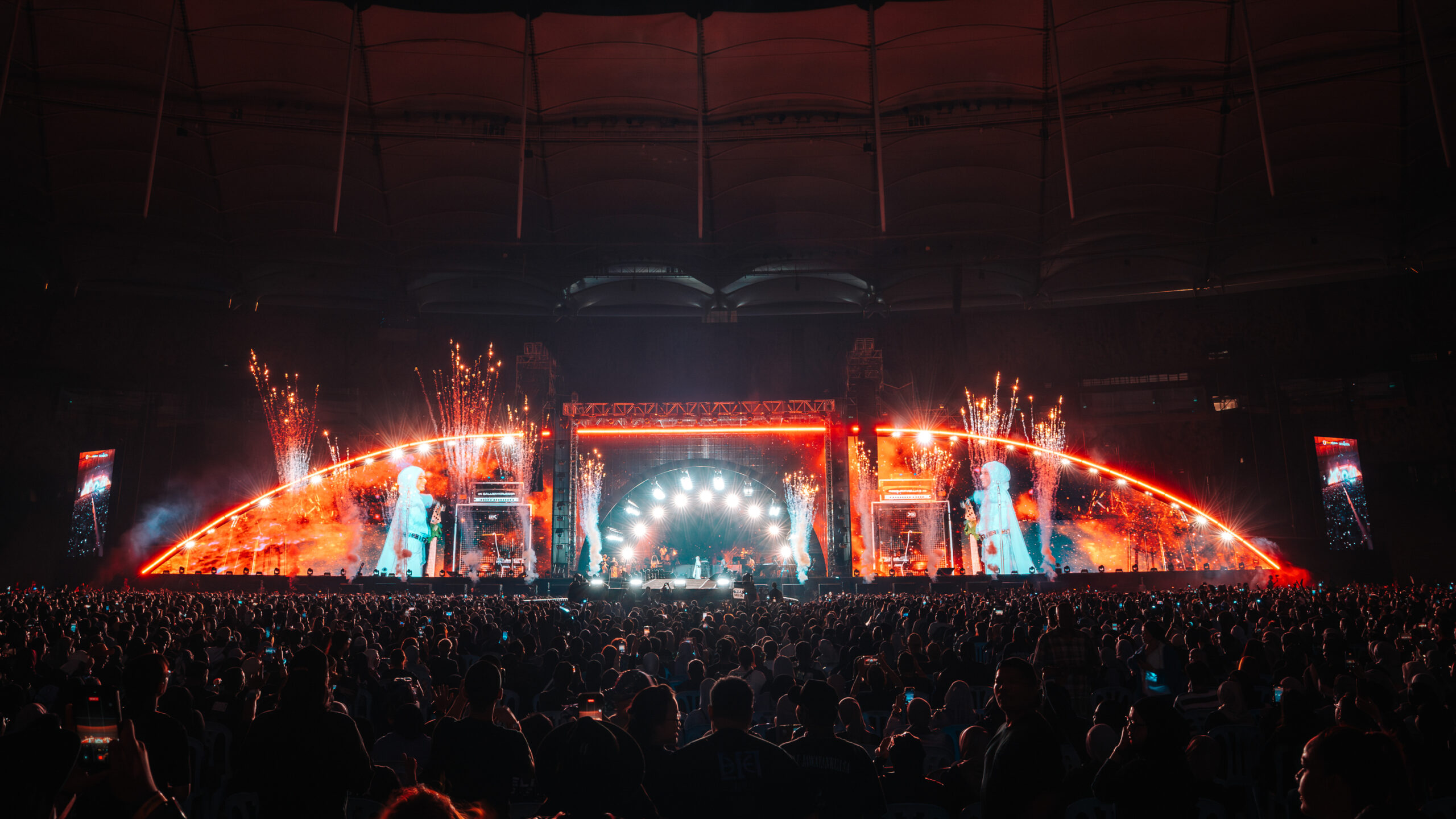 Mega festival large-format LED display Malaysia