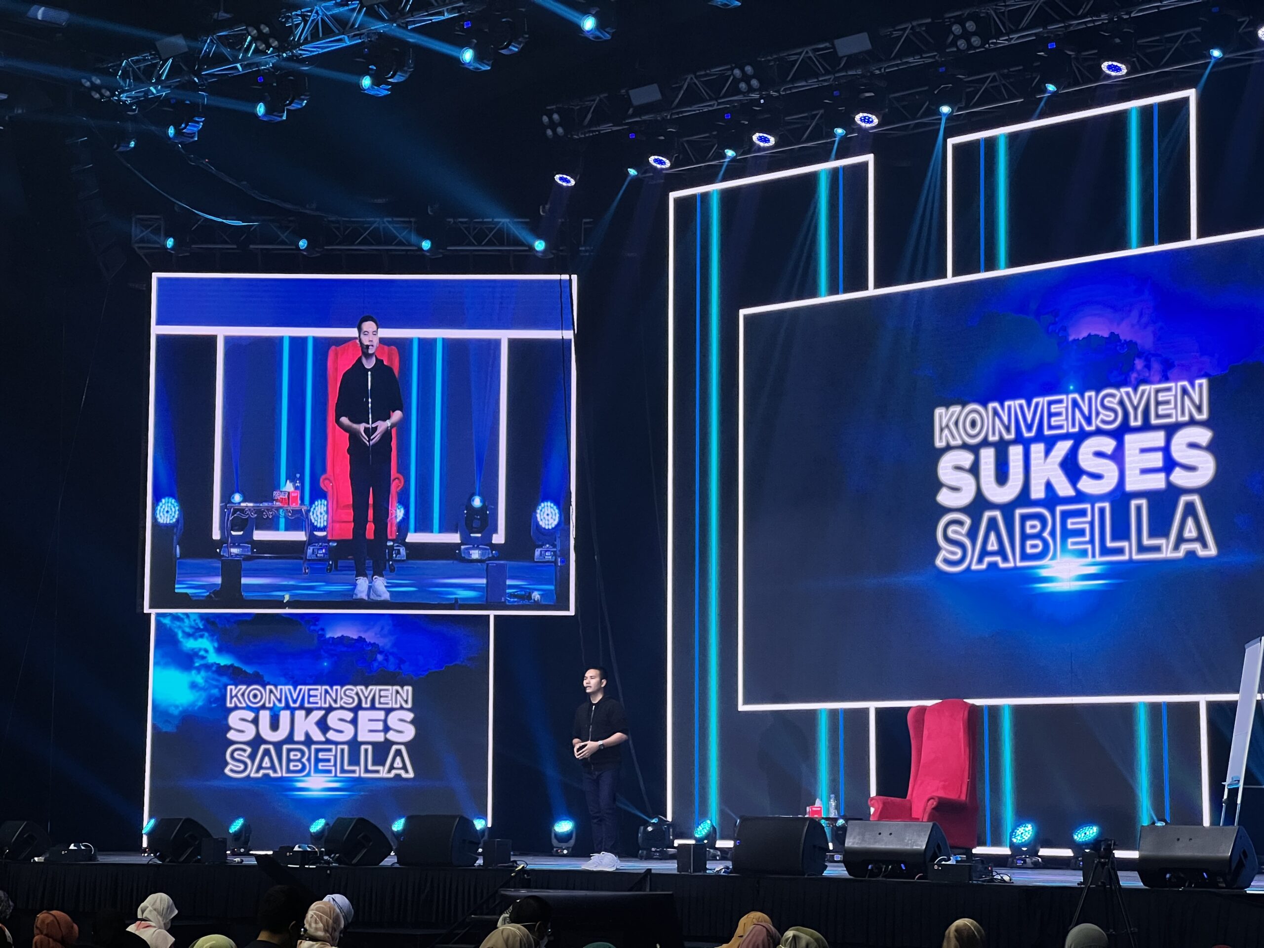 Seamless stage integration LED screen rental Malaysia
