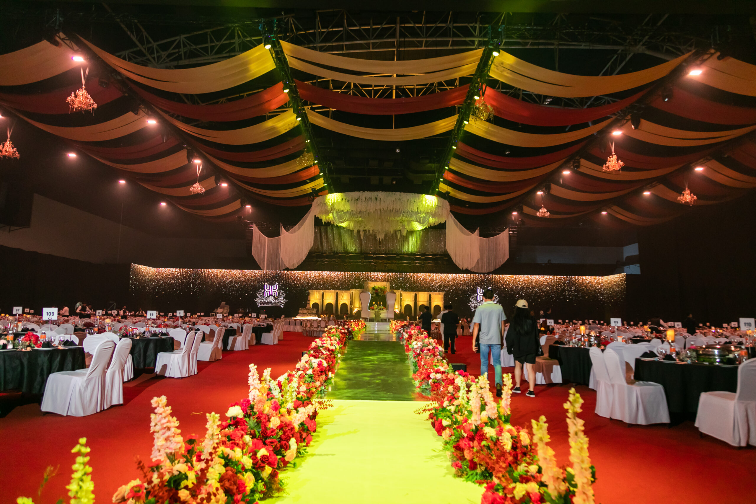 Grand wedding LED backdrop Malaysia