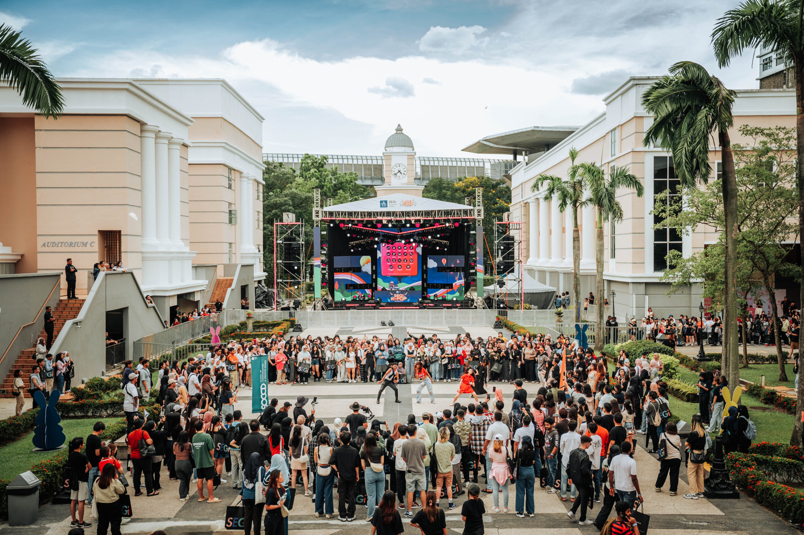 High brightness outdoor LED display rental Malaysia